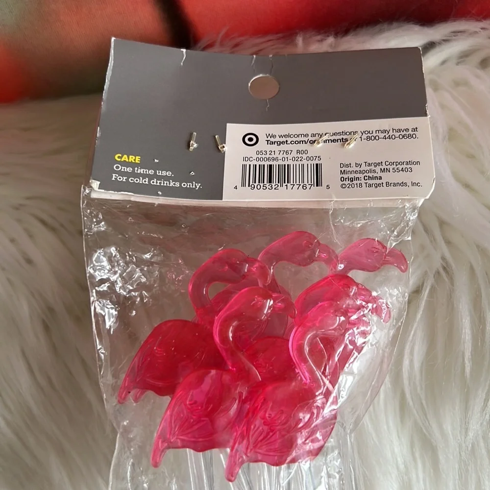 Pink Flamingo Swizzle Sticks 6 Count TARGET